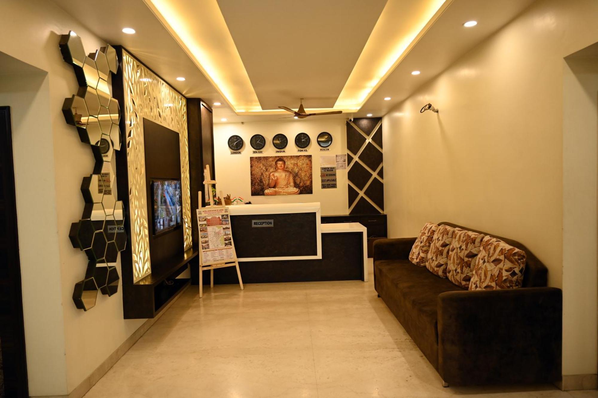 Hotel Pulse Inn Near Railway Station 斋浦尔 外观 照片