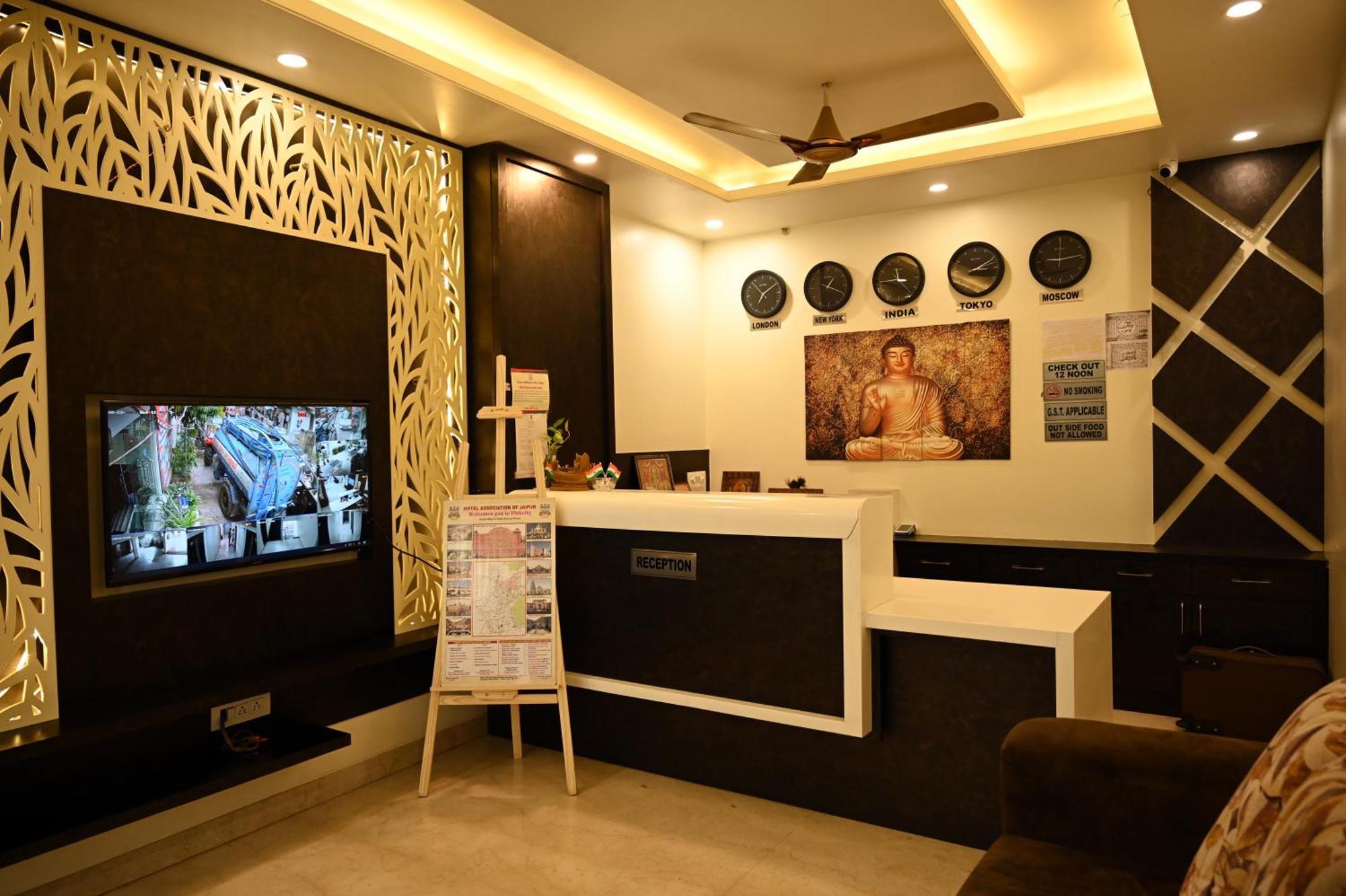 Hotel Pulse Inn Near Railway Station 斋浦尔 外观 照片