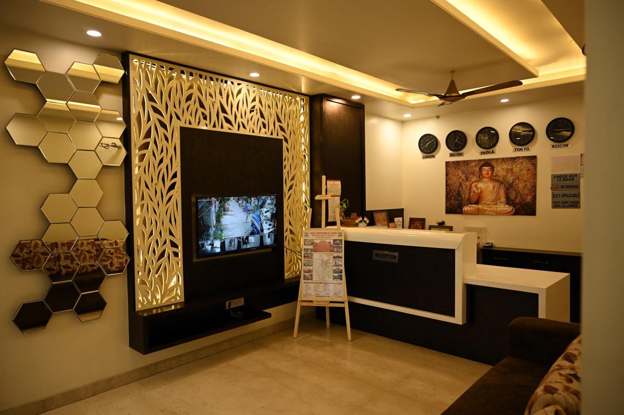 Hotel Pulse Inn Near Railway Station 斋浦尔 外观 照片